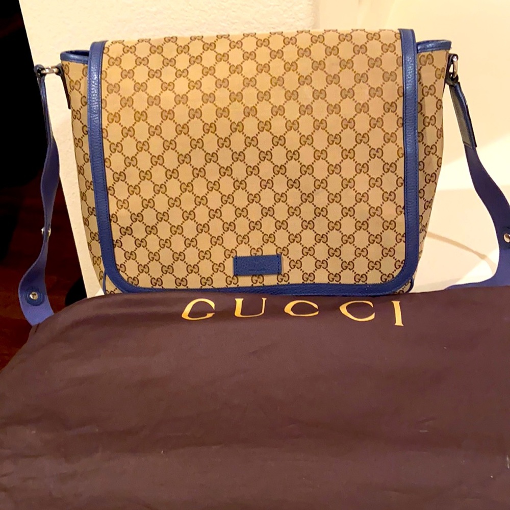 Gucci blue diaper bag ✅ authentic ✅